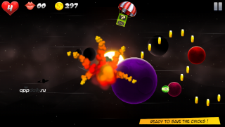  runner Space Chicks  Crescent Moon Game   